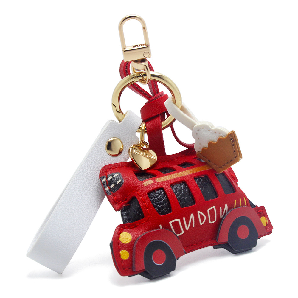 Women'S Fashion London - British Cute Vintage Handmade Leather Keychain