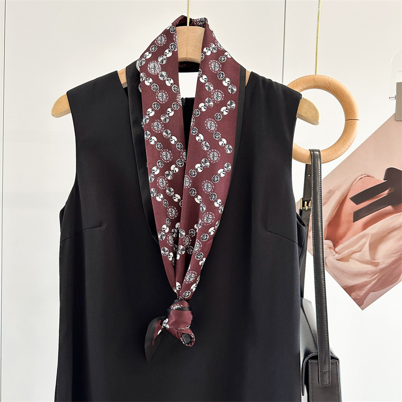 Jewelry Print 100% Silk Neck H - đánh giá và giá Women'S Fashion Layering