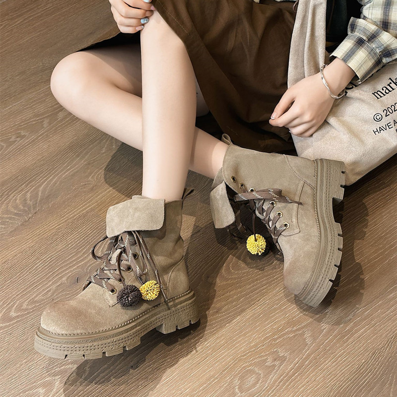 Autumn Faux Suede Ankle Boots  - đánh giá và giá Women'S Fashion Riding Boots