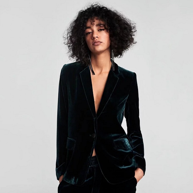 Mandylandy Velvet Top Suits Co - đánh giá và giá Velvet Blazer Women