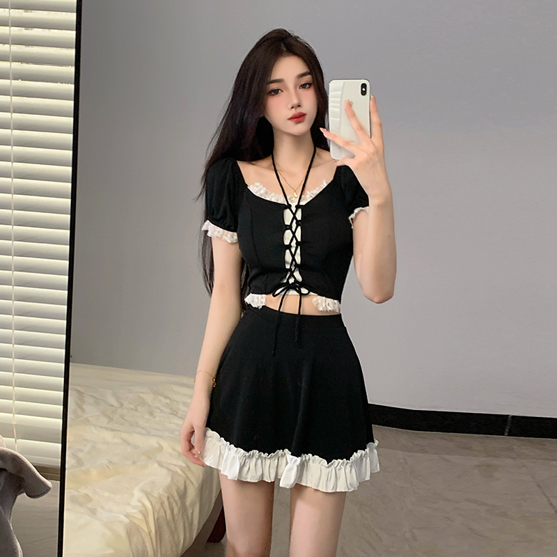 Instagram Style Women Two Piec - đánh giá và giá Women'S Fashion Middle Ages