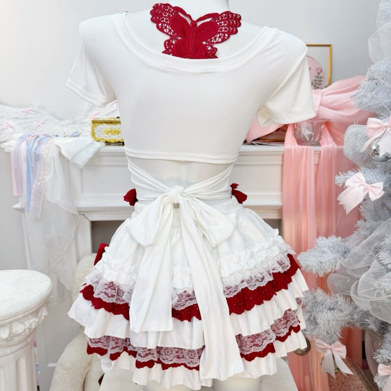 New Coquette Sweet Lolita Shor - đánh giá và giá Ruched Dress Mini