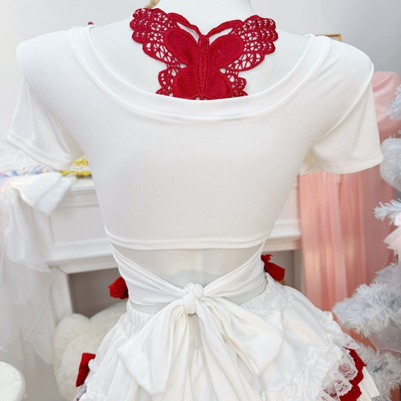 New Coquette Sweet Lolita Shor - đánh giá và giá Ruched Dress Mini
