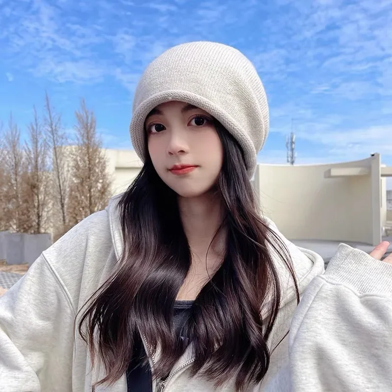 Knitted Bonnet Hoods Female Wi - đánh giá và giá Women'S Fashion Hats