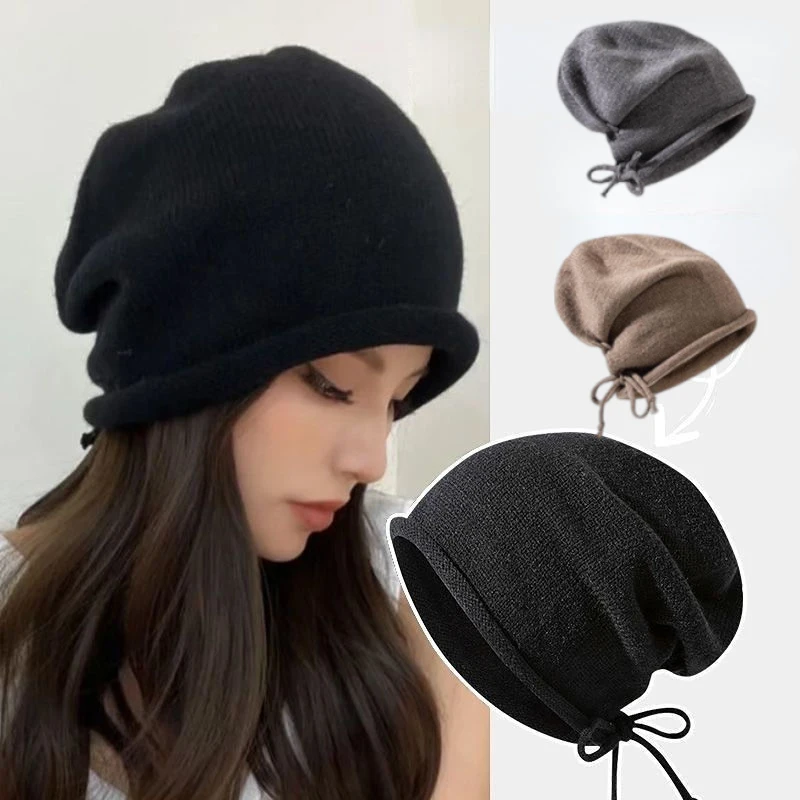Knitted Bonnet Hoods Female Wi - đánh giá và giá Women'S Fashion Hats