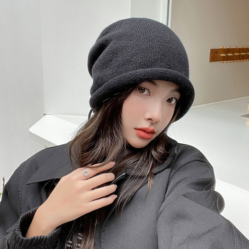 Knitted Bonnet Hoods Female Wi - đánh giá và giá Women'S Fashion Hats