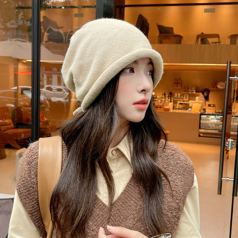 Knitted Bonnet Hoods Female Wi - đánh giá và giá Women'S Fashion Hats
