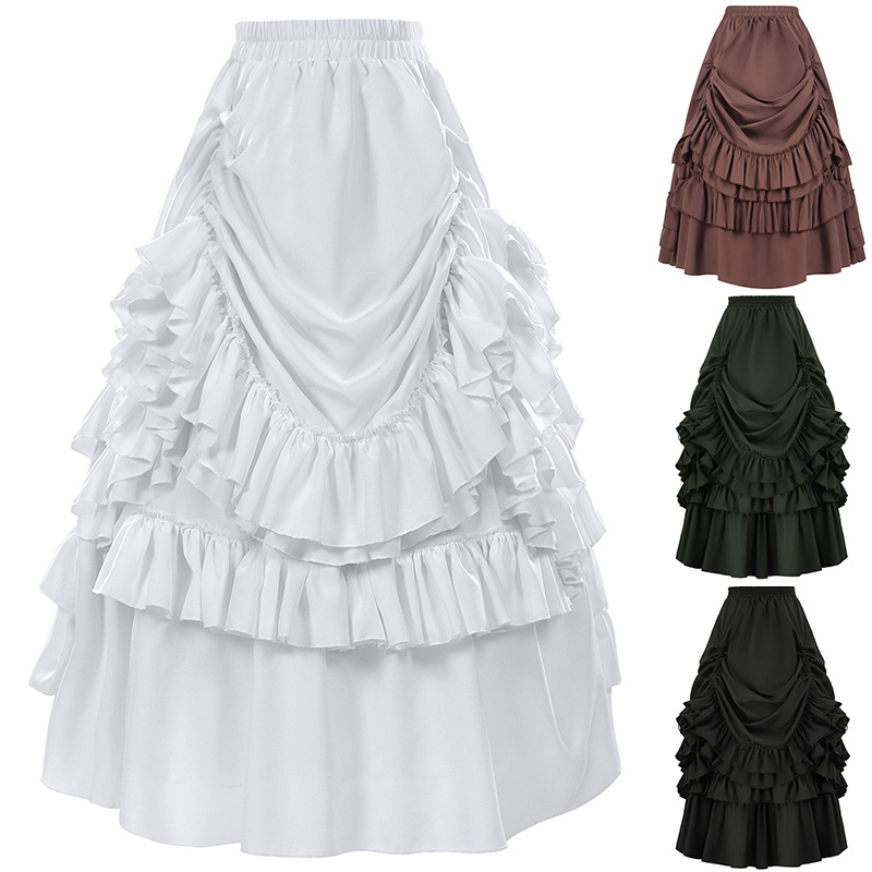 Retro Gothic Style Short Skirt - đánh giá và giá Women'S Fashion Renaissance Period