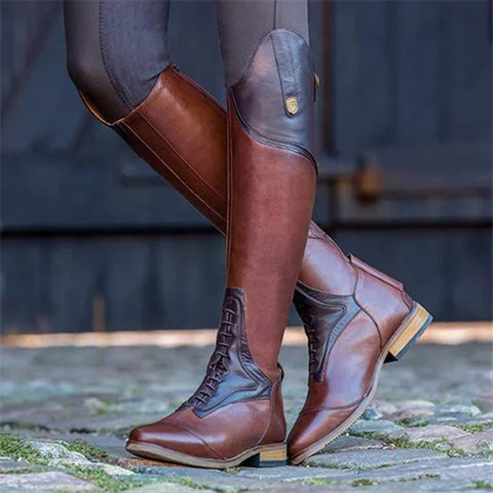 Knee High Boot Casual Boot Fas - đánh giá và giá Women'S Fashion Riding Boots