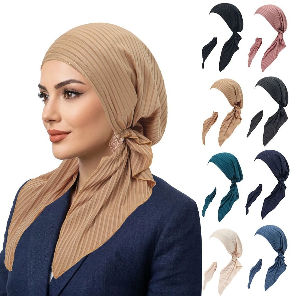Trendy Stretch Fabric Pre-Tied - đánh giá và giá Women'S Fashion Hats