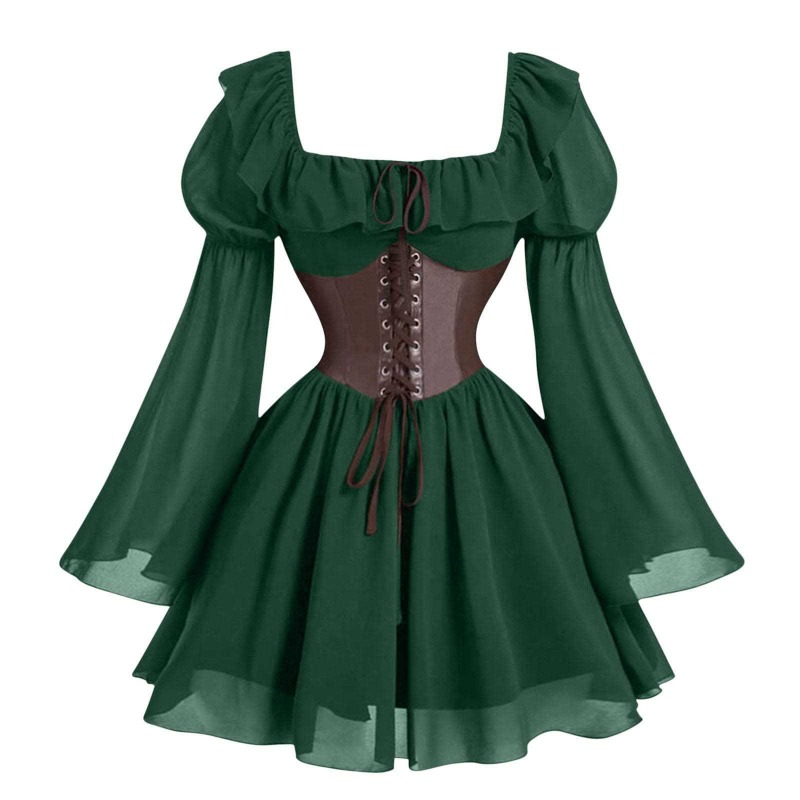 Renaissance Period Medieval Ne - đánh giá và giá Women'S Fashion Renaissance Period