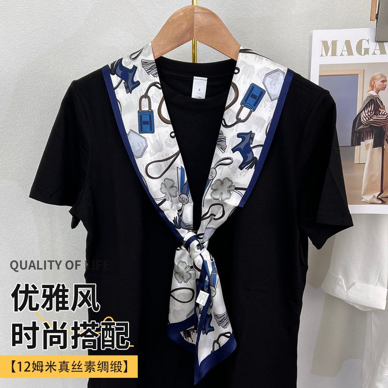 100% Mulberry Silk Long Scarf  - đánh giá và giá Women'S Fashion Layering