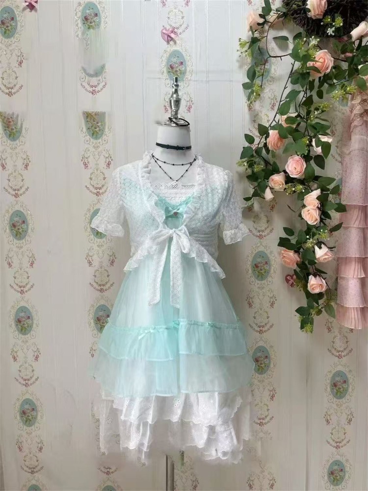 Japanese Kawaii Sweet Cute 2 P - đánh giá và giá Ruched Dress Mini