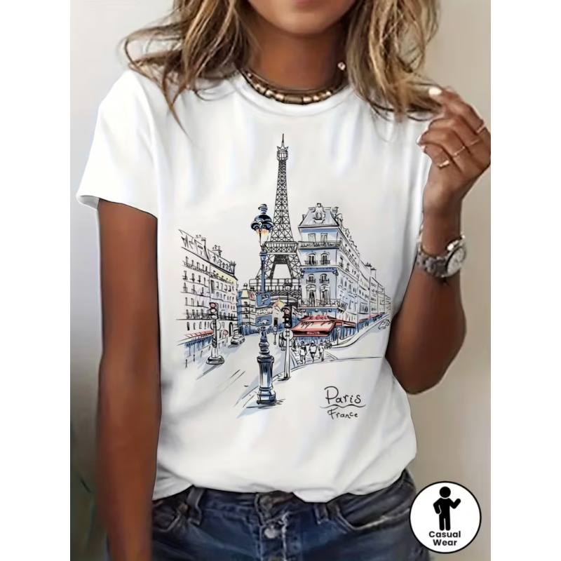 Paris France Eiffel Tower Sket - đánh giá và giá Women'S Fashion Paris