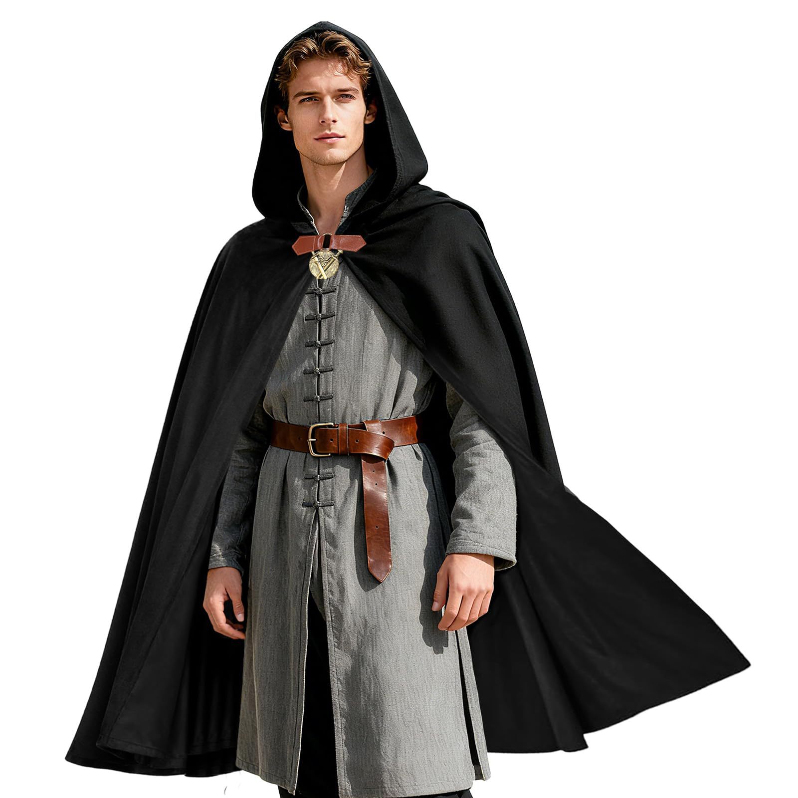 Men's Velvet Hooded Cloak Rena - đánh giá và giá Women'S Fashion Renaissance Period