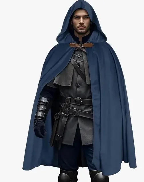 Men's Velvet Hooded Cloak Rena - đánh giá và giá Women'S Fashion Renaissance Period