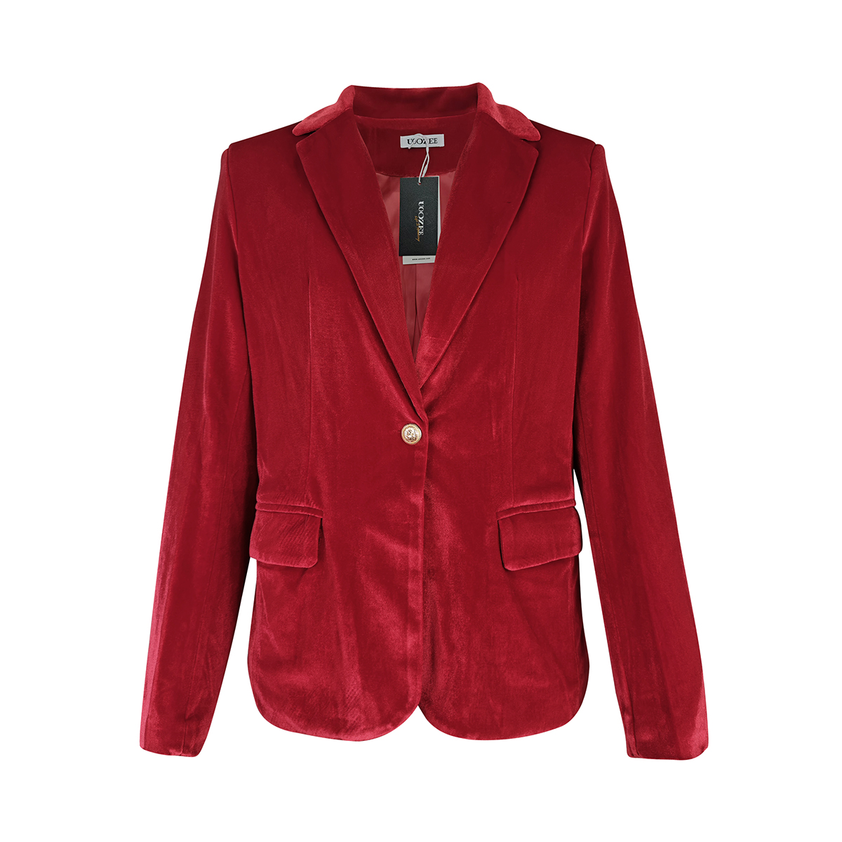 2026 New Autumn Single Gold Bu - đánh giá và giá Velvet Blazer Women