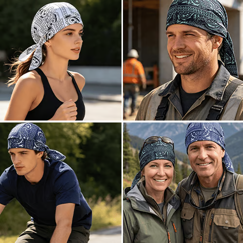 Paisley Printed Unisex Headsca - đánh giá và giá Women'S Fashion Hats