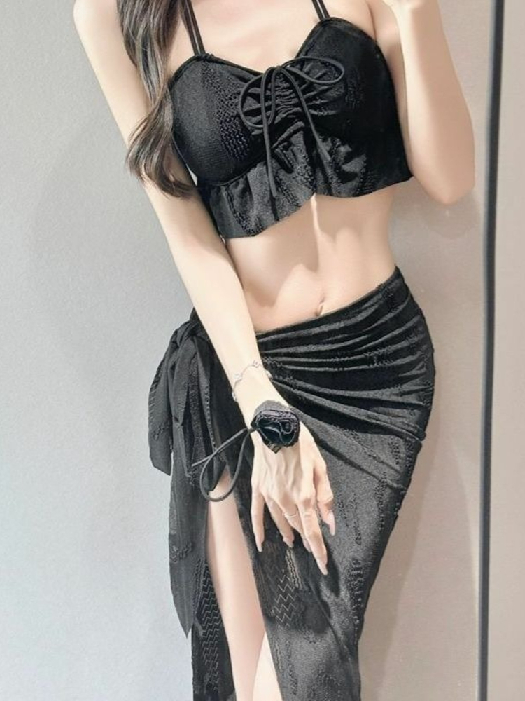 Ladies Floral Two Piece Swimsu - đánh giá và giá Women'S Fashion Middle Ages