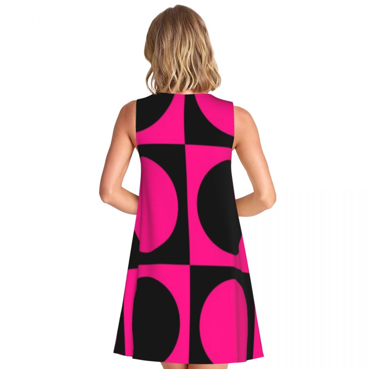 60s Pink Circle Mod Mondrian W - đánh giá và giá Women'S Fashion Of The 60S