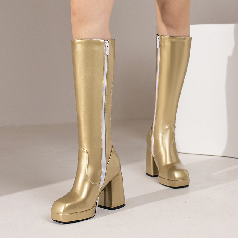 Green Winter Women Platform Kn - đánh giá và giá Women'S Fashion Riding Boots