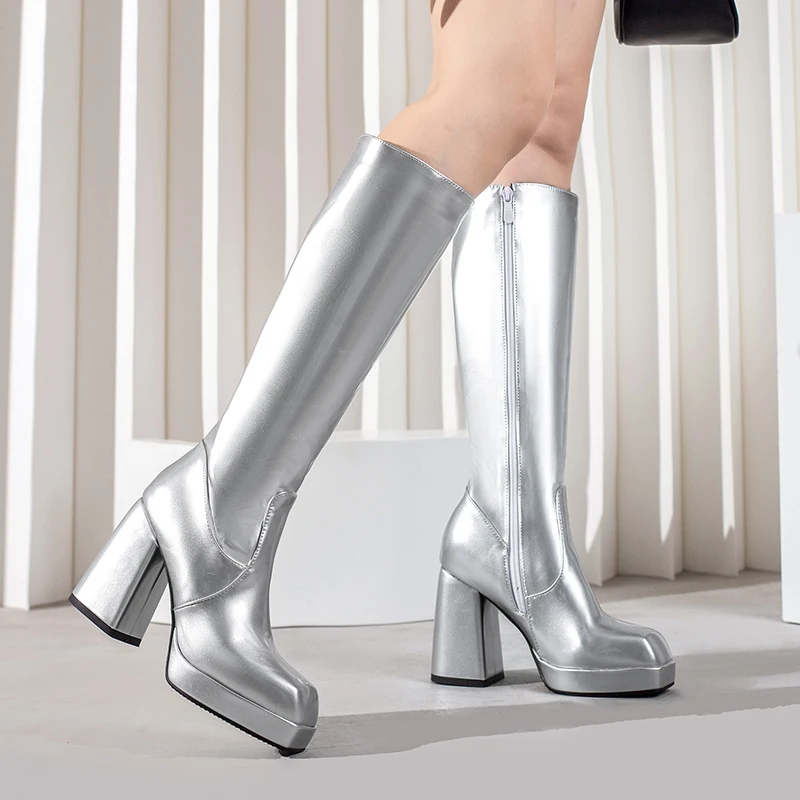 Green Winter Women Platform Kn - đánh giá và giá Women'S Fashion Riding Boots