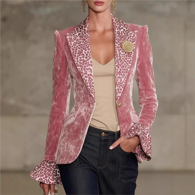 Luxury Solid Color Velvet Blaz - đánh giá và giá Velvet Blazer Women