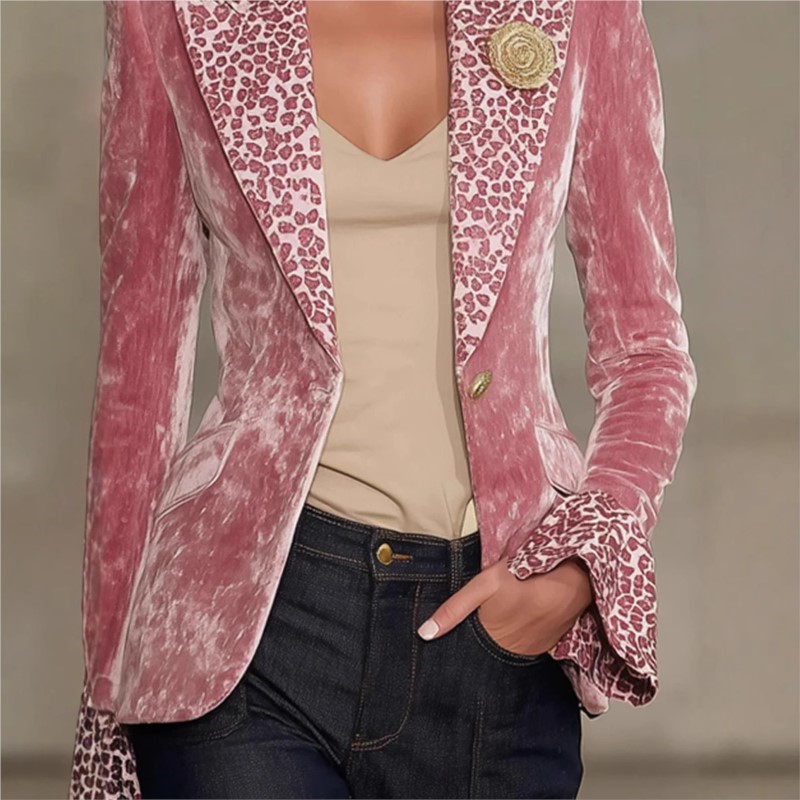 Luxury Solid Color Velvet Blaz - đánh giá và giá Velvet Blazer Women