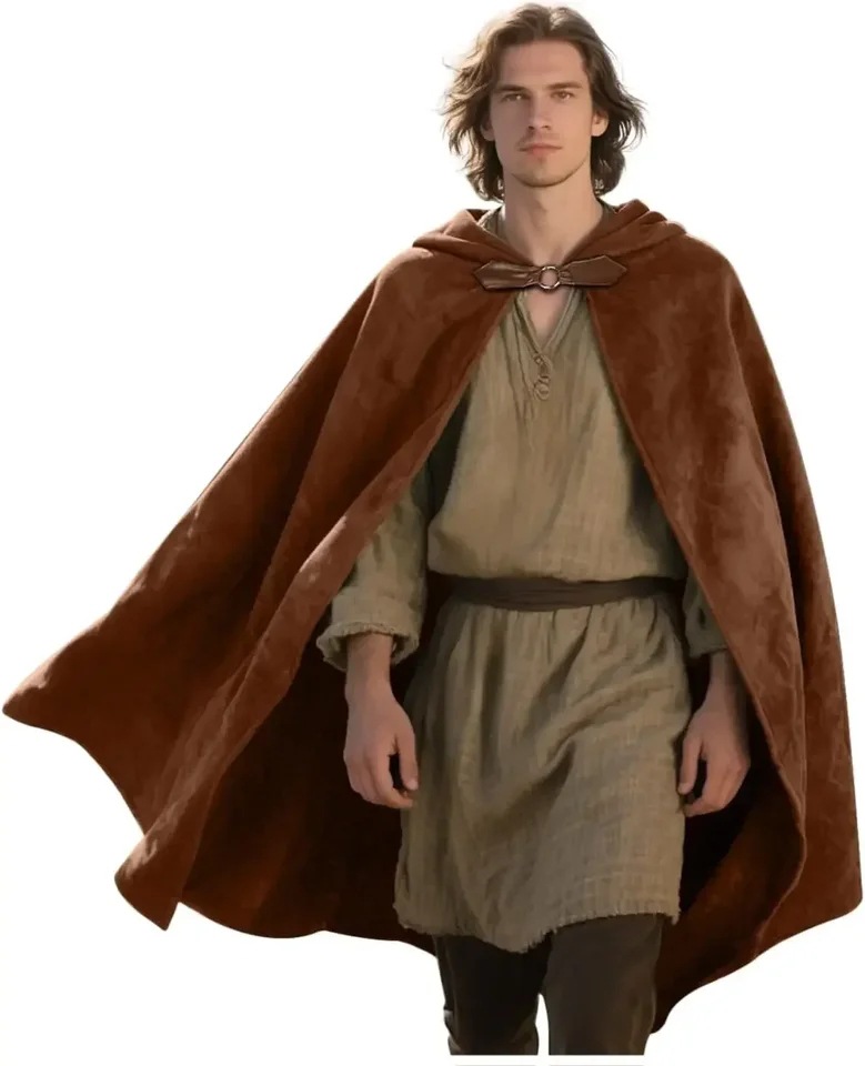 Men's Velvet Hooded Cloak Rena - đánh giá và giá Women'S Fashion Renaissance Period