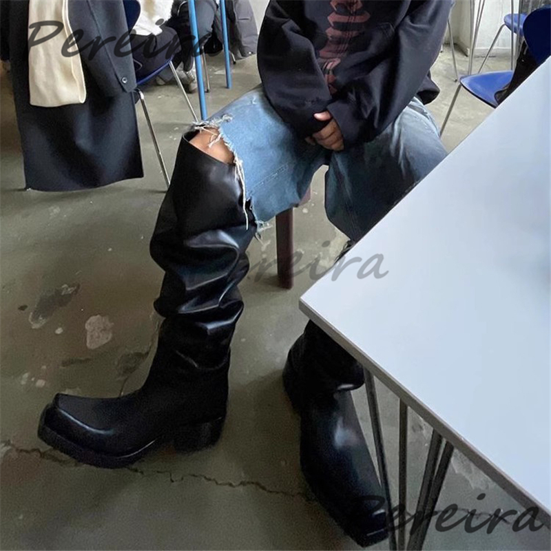 Thick Soled Over The Knee Boot - đánh giá và giá Women'S Fashion Riding Boots