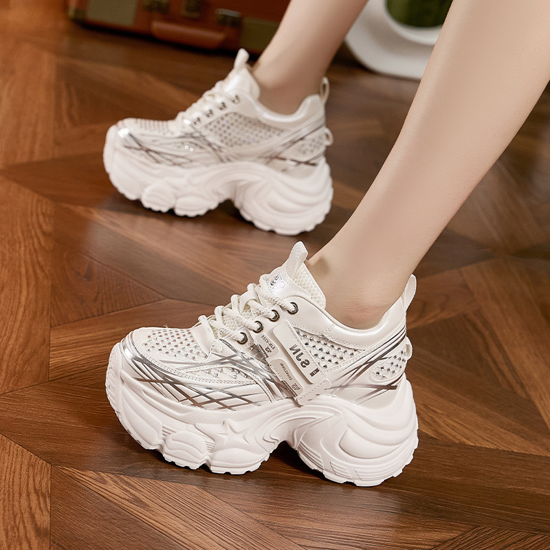 Thick Sole Heightened Mesh Bre - đánh giá và giá Women'S Fashion Spring 2025